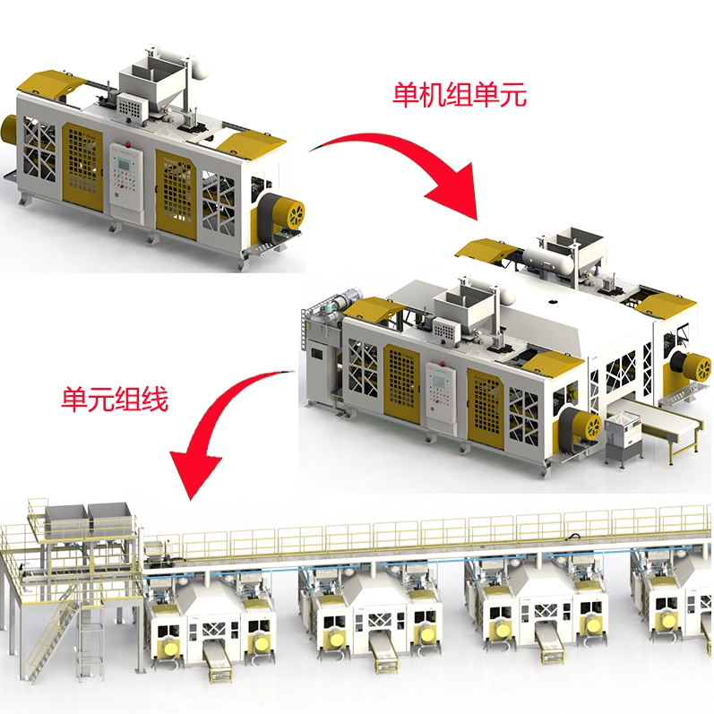 Линия по производству стержневых камер вертикального типа с горячим ящиком