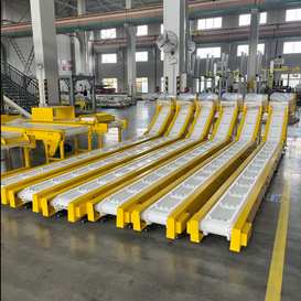 Ленточный конвейер для песка