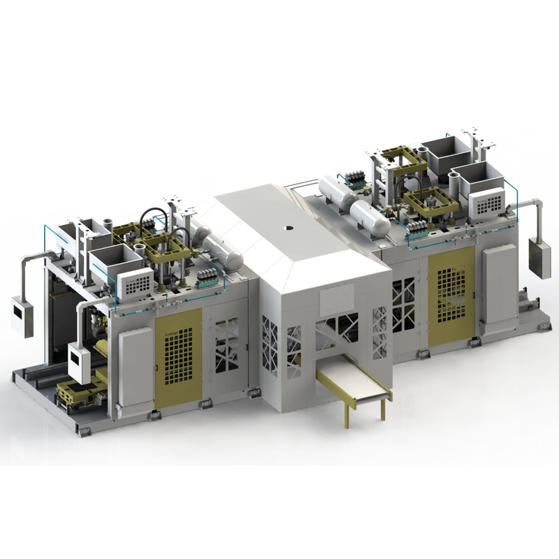 Горизонтальный тип стержневого устройства с горячим ящиком